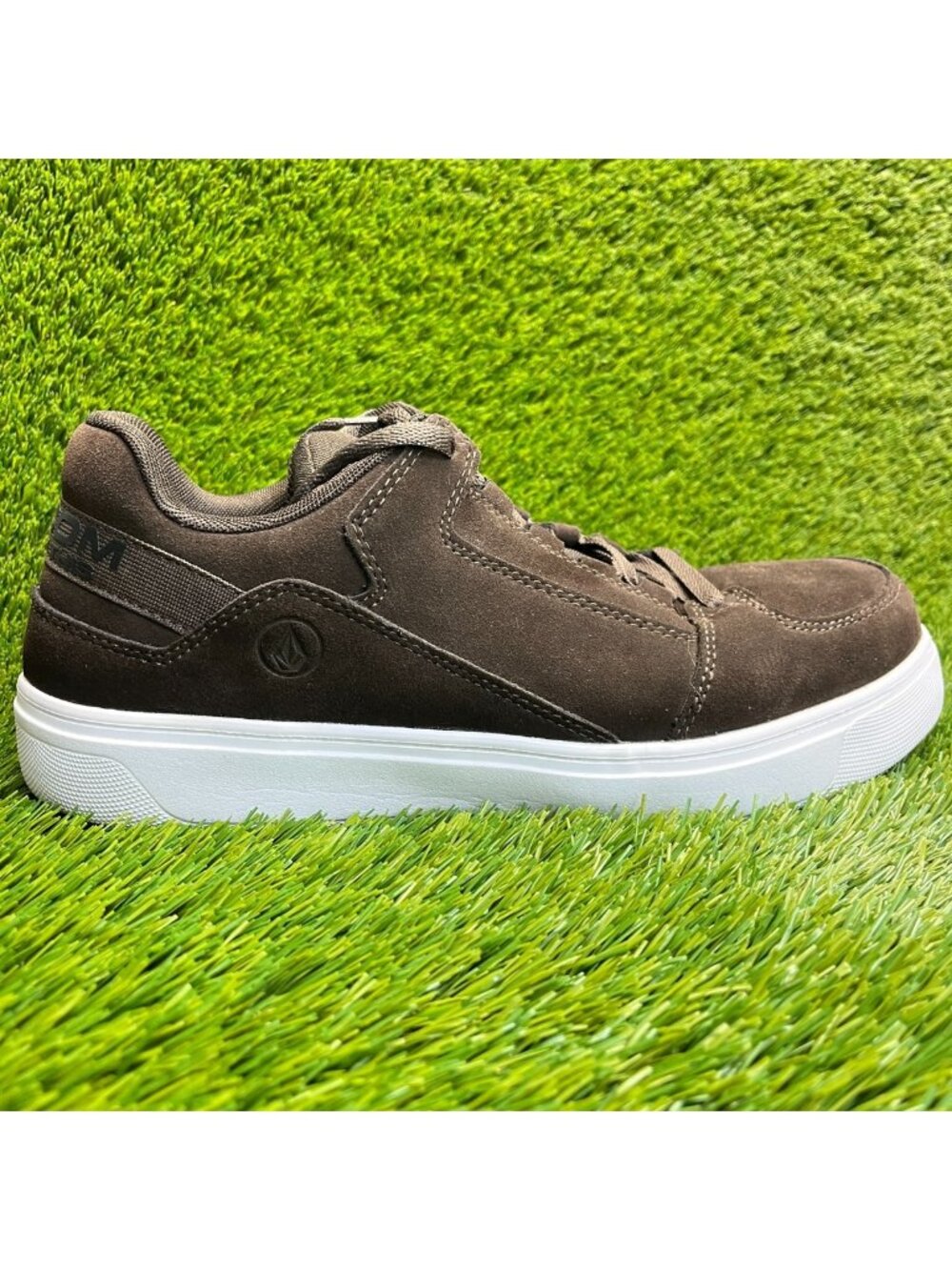 Volcom Evolve EH Mens Size 13W Brown White Suede Composite Toe Safety Work Shoes